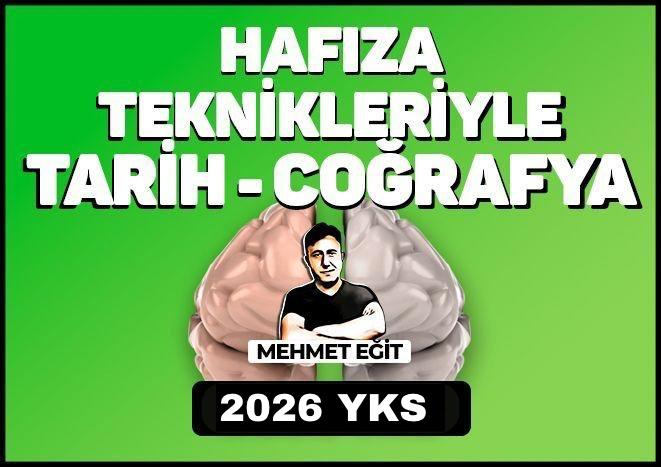 2026 YKS HAFIZA TEKNİKLERİYLE TARİH+COĞRAFYA 2'Lİ PAKET