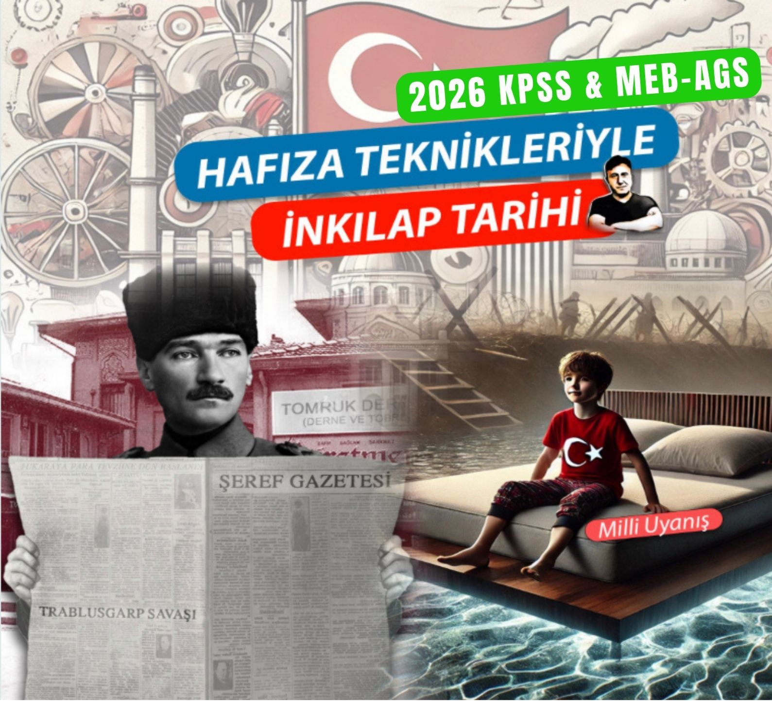 2026 KPSS-MEB AGS HAFIZA TEKNİKLERİYLE İNKILAP TARİHİ PAKETİ