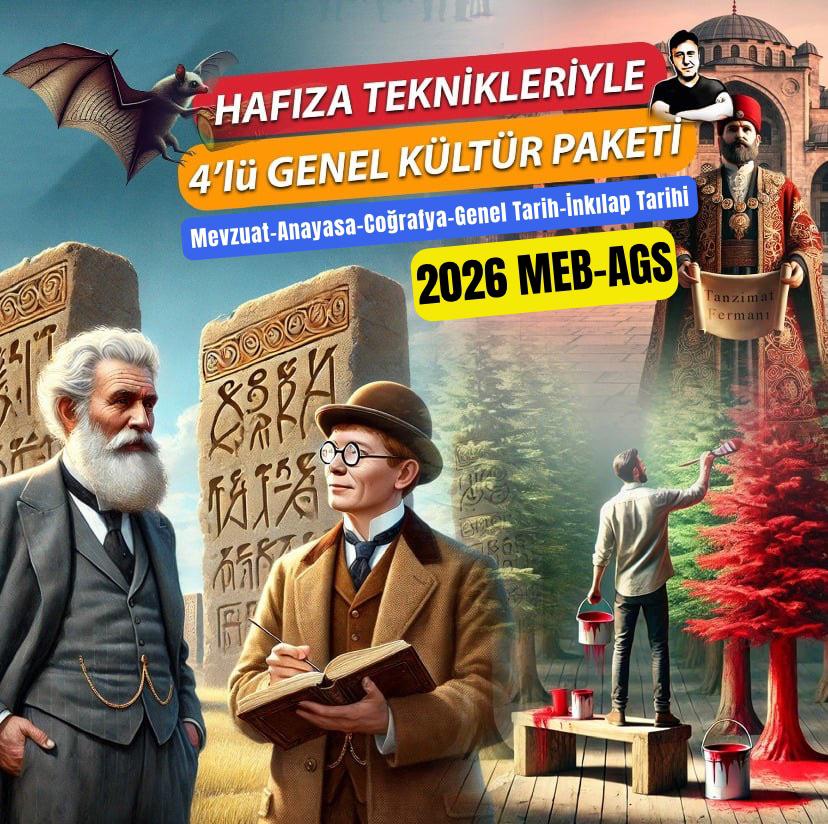 2026 MEB-AGS HAFIZA TEKNİKLERİYLE 4'LÜ SÜPER PAKET
